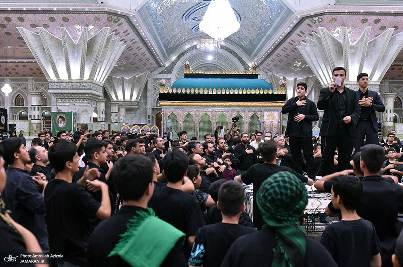 سوگواره احلی من العسل در حرم مطهر امام خمینی (س)