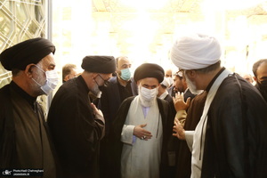 مراسم بزرگداشت همسر آیت الله جوادی آملی در مسجد اعظم قم