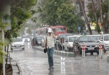 گلستان بارانی می‌شود