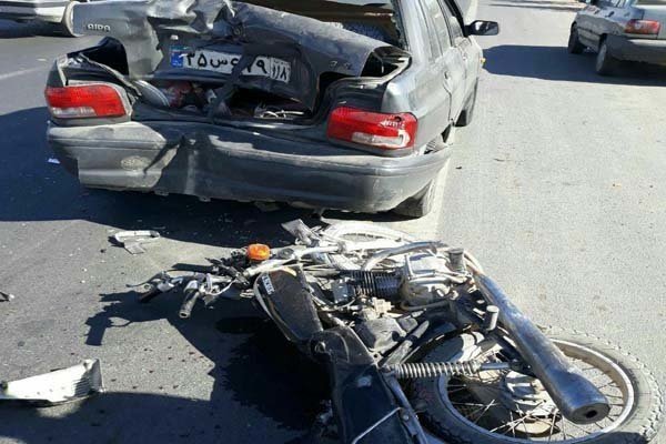 راکب موتوردر تصادف جاده روستایی ورامین کشته شد