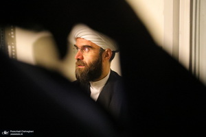 عزاداری شهادت حضرت فاطمه (س) در بیت آیت الله دوستی زنجانی‎