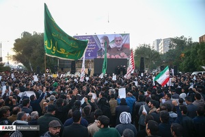 تشییع باشکوه پیکر مطهر شهید حاج قاسم سلیمانی در اهواز