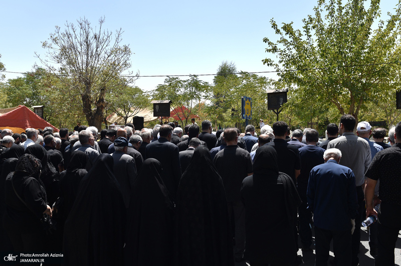 مراسم تشییع و خاکسپاری حاج محسن امین‌زاده