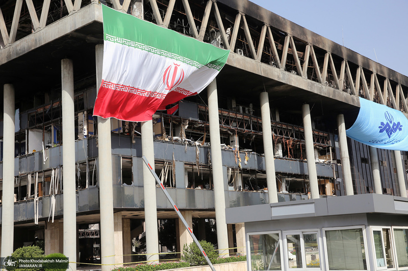 بازدید سید حسن خمینی از ساختمان شیشه ای صداوسیما