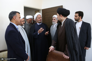 بازدید سید حسن خمینی از موسسه تنظیم و نشر آثار امام خمینی (س)