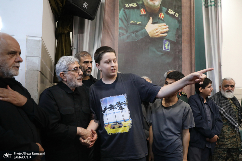 مراسم چهلمین روز شهادت سپهبد حسین سلامی