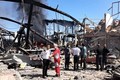 18 مصدوم و تخریب پایگاه اورژانس در حادثه آتش سوزی شهرک شمس آباد تهران + عکس