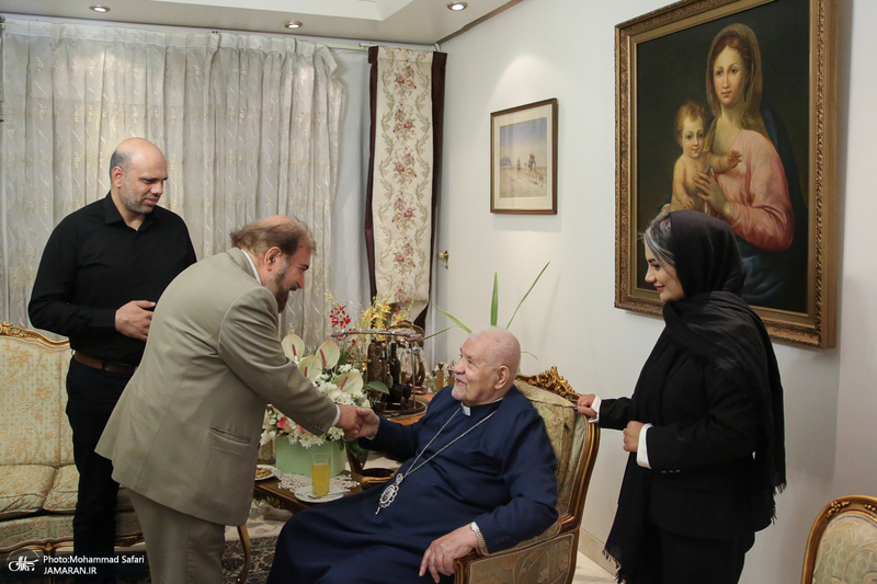 عیادت از اسقف اعظم ارامنه تهران