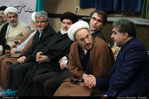 مراسم چهلمین روز درگذشت آیت الله العظمی موسوی اردبیلی(ره) در حسینیه جماران