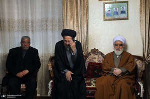 مراسم تشییع مادر شهیدان جواد سپهری