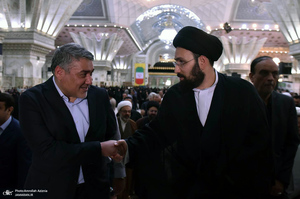 مراسم تشییع و تدفین همسر آیت الله موسوی بجنوردی (ره) -1