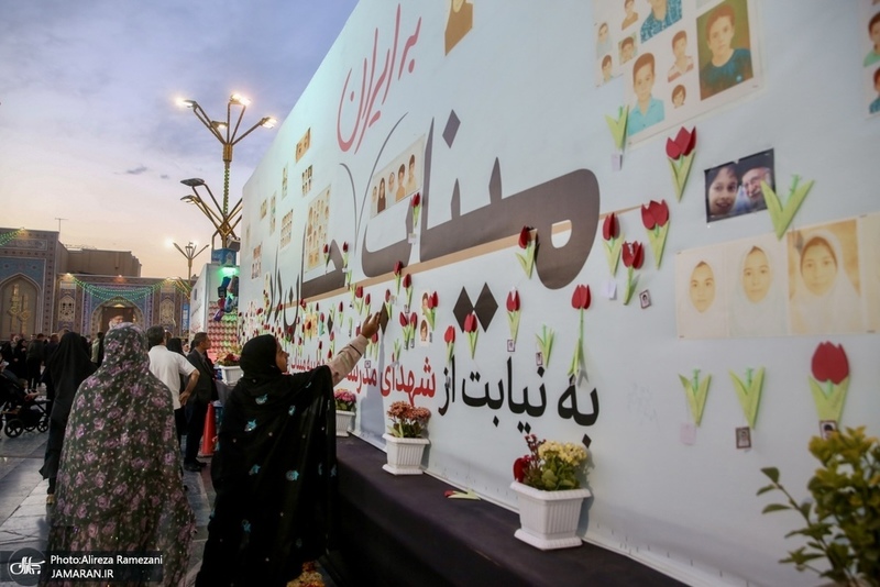 حال و هواى حرم مطهر رضوی در شام ولادت امام رضا (ع)