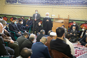 مراسم تشییع پیکر آیت الله ری شهری (ره) از حسینیه کوثر (س)