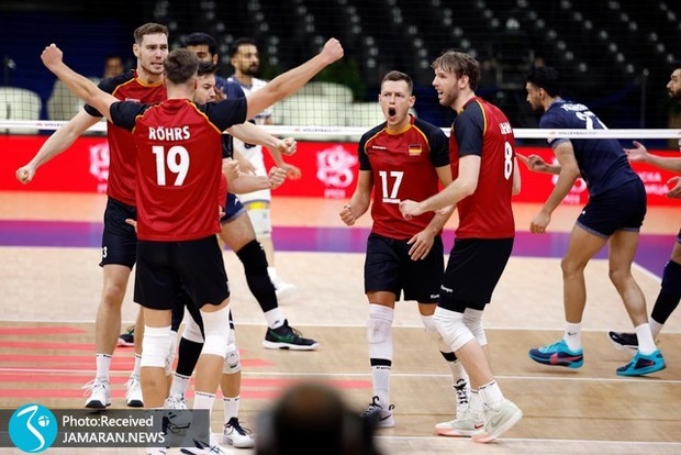 گزارش تصویری| باخت تیم ملی والیبال مقابل آلمان چغر!