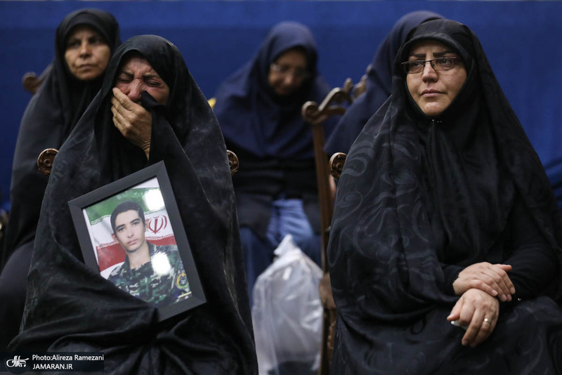 مراسم تکریم ۵۷ شهید گلگون کفن ارتش جمهوری اسلامی ایران