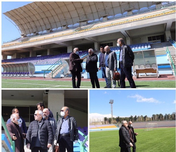 بازدید فتح‌الله‌زاده از ورزشگاه امام رضا (ع) + عکس
