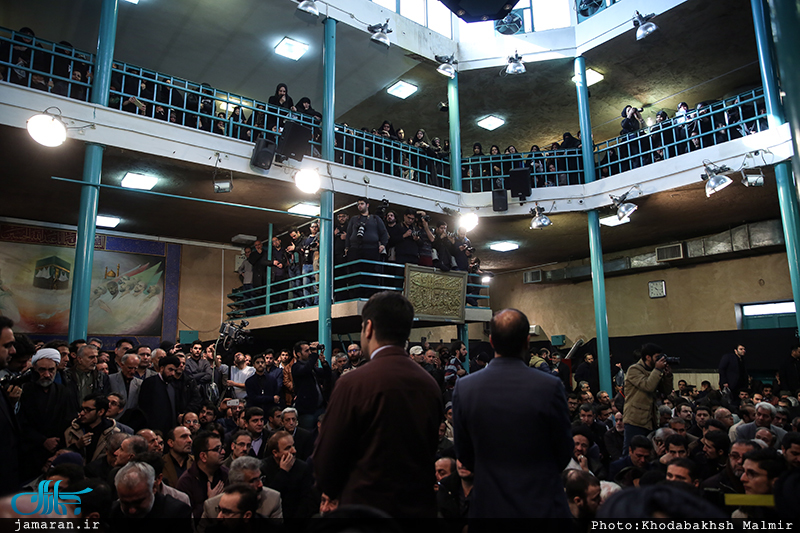 مراسم وداع با پیکر آیت الله هاشمی رفسنجانی(ره) در حسینیه جماران-10