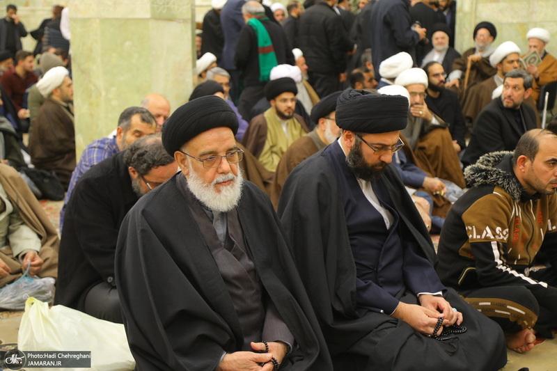 مراسم ترحیم و بزرگداشت آیت الله سید محمدعلی شیرازی در مسجد اعظم قم