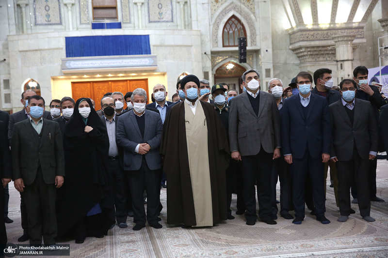 تجدید میثاق شهردار تهران و اعضای شورای اسلامی شهر تهران با آرمان های امام(س)