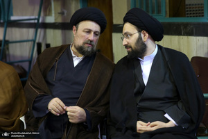 مراسم چهلمین روز در گذشت  آیت الله صانعی در حسینیه جماران  2