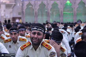 عزاداری دانشجویان دانشگاه علوم انتظامی امین در حرم مطهر امام خمینی(س)