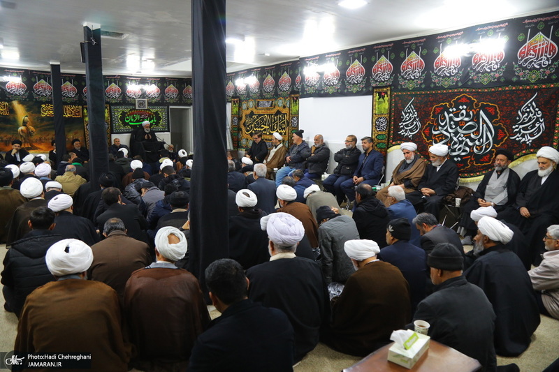 دومین شب عزاداری حضرت فاطمه (س) در بیت آیت الله دوستی زنجانی‎