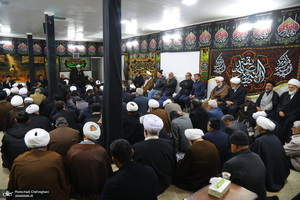 دومین شب عزاداری حضرت فاطمه (س) در بیت آیت الله دوستی زنجانی‎