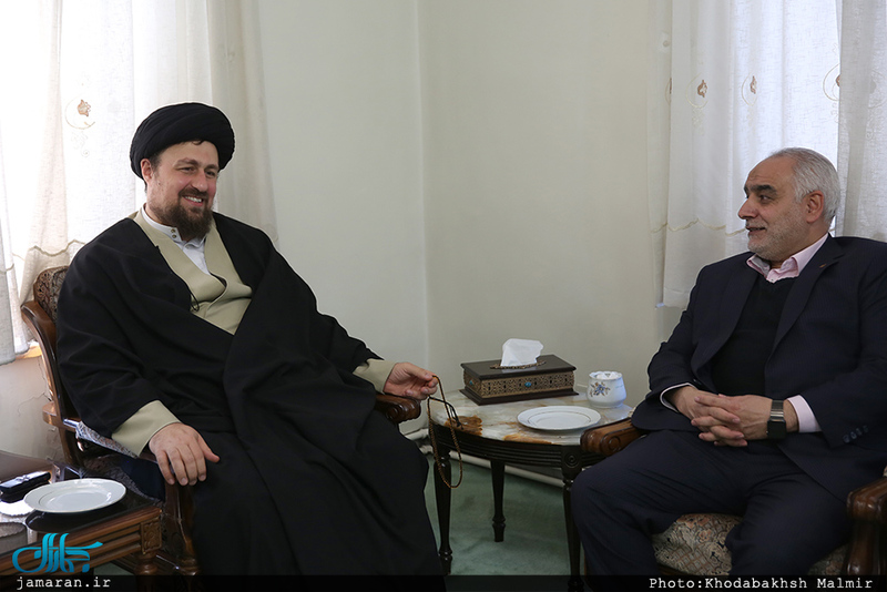 دیدار مدیران و کارکنان موسسه اعتباری کوثر با سید حسن خمینی‎