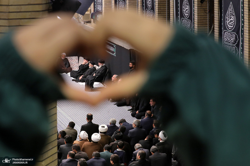 آخرین شب مراسم عزاداری حضرت فاطمه‌زهرا (س) در حسینیه امام خمینی