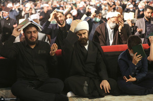مراسم احیای شب بیست و یکم ماه رمضان در حرم مطهر امام خمینی (س)