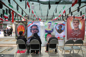 گلزار شهدای جنگ تحمیلی ۱۲روزه در بهشت زهرا (س)