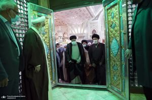 تجدید میثاق هیأت رئیسه و اعضای مجلس خبرگان رهبری با آرمان های امام خمینی(س)