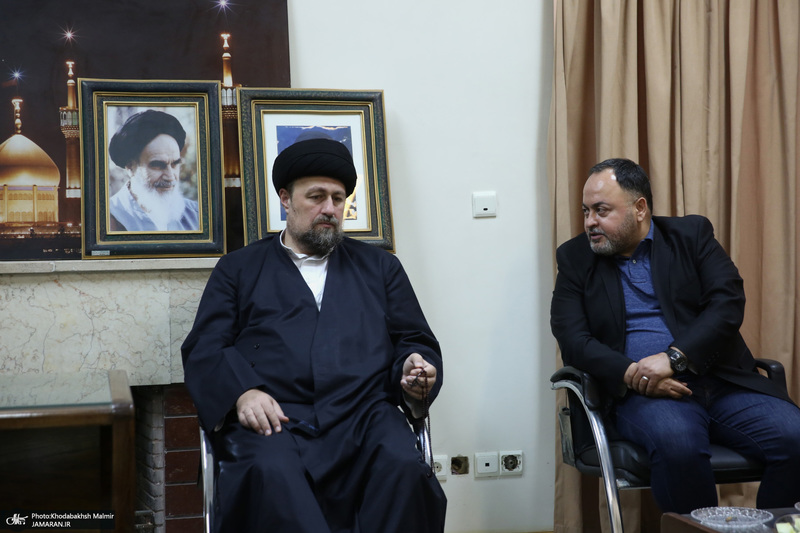 دیدار آصف لقمان قاضی، مدیر امور بین‌الملل جماعت اسلامی پاکستان با سید حسن خمینی