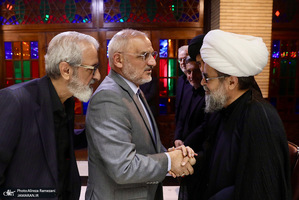 مراسم ختم همسر آيت الله راستی کاشانی