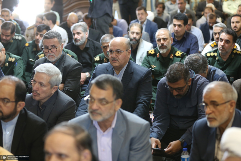 دیدار اعضا و دست اندرکاران ستاد مرکزی سی و ششمین سالگرد بزرگداشت امام خمینی با سید حسن خمینی