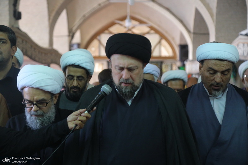 مراسم تشییع همسر مرحوم آیت الله راستی کاشانی (ره)