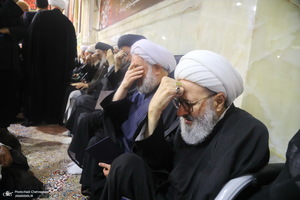 مراسم بزرگداشت رهبر شهید انقلاب در قم-۱