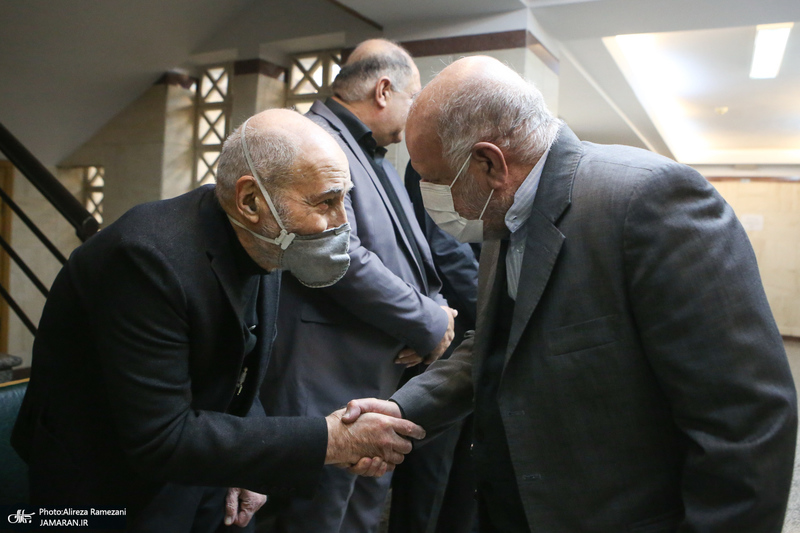 مراسم ختم مادر همسر بهزاد نبوی