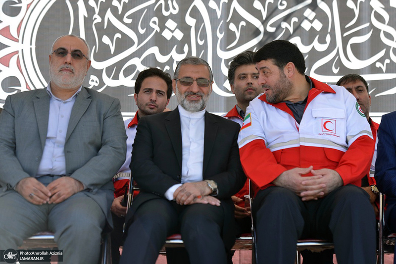 بدرقه 22 هزار امدادگر هلال احمر از جوار حرم امام خمینی (س)