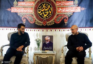 حضور قالیباف در منزل شهید طهرانچی / رییس مجلس: شهید طهرانچی از صالحان مصلح و از مصادیق انصارالله بود/ راه علمی این شهید با شهادت به پایان نمی‌رسد و ادامه می‌یابد