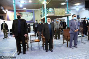 مراسم سالروز ارسال پیام تاریخی امام خمینی(س) به گورباچف در حسینیه جماران‎