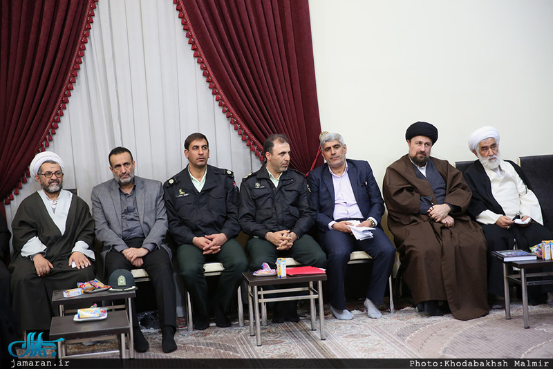 دیدار مسئولان شهر آفتاب با سید حسن خمینی