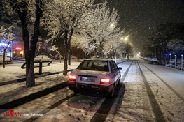 هشدار پلیس اصفهان درباره لغزندگی جاده‌های غرب اصفهان