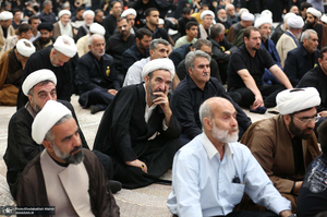 مراسم سوگواری شب اربعین حسینی(ع) در حرم امام خمینی(س)