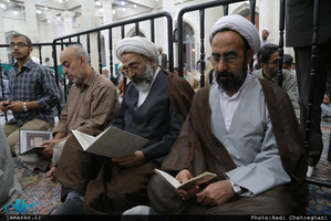 مراسم بزرگداشت هفتمین روز ارتحال مرحوم حجت‌الاسلام و المسلمین احمد احمدی در مسجد اعظم قم