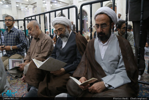 مراسم بزرگداشت هفتمین روز ارتحال مرحوم حجت‌الاسلام و المسلمین احمد احمدی در مسجد اعظم قم