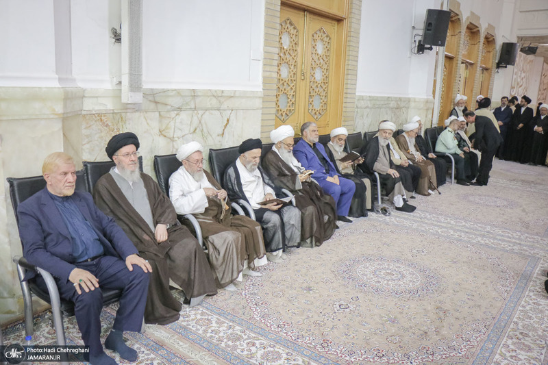 مراسم بزرگداشت آیت‌الله العظمی فیاض در حرم مطهر حضرت معصومه (س)