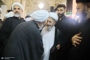 مراسم بزرگداشت رهبر شهید انقلاب در قم-۱