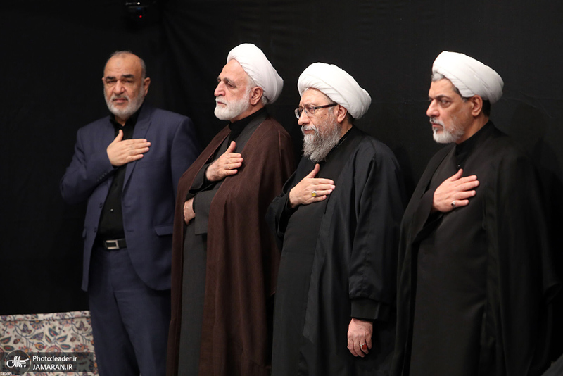 مراسم عزاداری شب شهادت حضرت فاطمه‌زهرا (س) در حسینیه امام خمینی