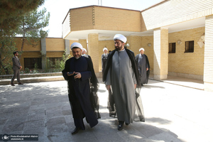 بازدید رئیس موسسه تنظیم و نشر آثار امام خمینی (س) از کتابخانه پژوهشگاه قوه‌قضاییه